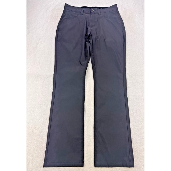 Eddie Bauer Tech Pants Men 34x34 Charcoal Gray Stretch Water Repellent - Picture 1 of 11